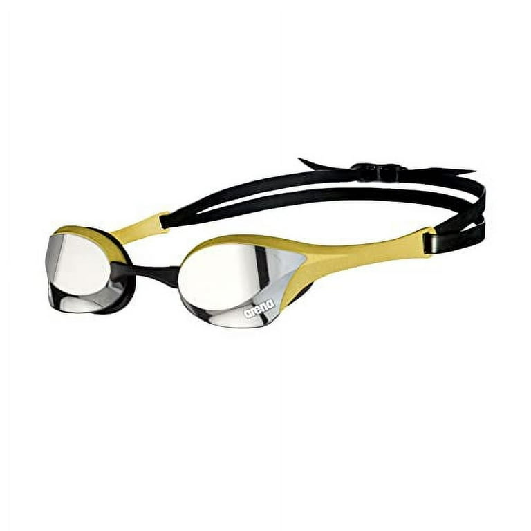 arena Cobra Ultra Racing Swim Goggles for Men and Women, Silver-Gold, Swipe Anti-Fog Mirror (NEW) arena Cobra Ultra Racing Swim Goggles for Men and Women, Silver-Gold, Swipe Anti-Fog Mirror (NEW)