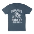 thumbnail image 1 of Arena Lights and Hockey Fights Shirt Unisex 4X-Large Indigo Blue, 1 of 5