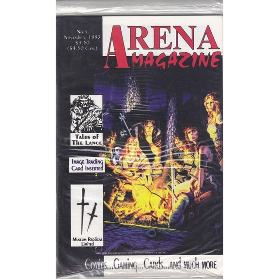 Arena Magazine #5 (with card) VF ; Arena Comic Book