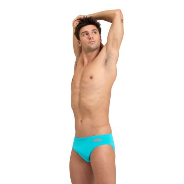 Arena Men's Team Solid Swim Briefs - Chlorine Resistant Competition Swimwear