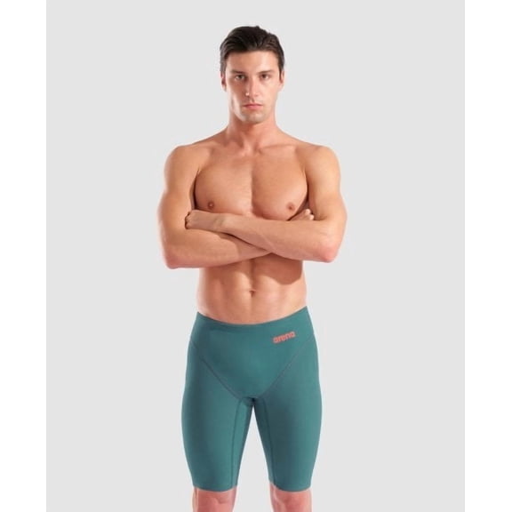 Arena Men's Powerskin Impulso Jade Aura Technical Jammer
