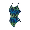 thumbnail image 1 of Arena Spider MaxLife Challenge Back Female (Navy/Leaf, 32), 1 of 1