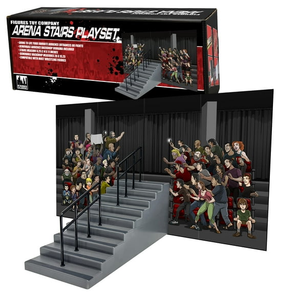 Arena Stairs Playset for WWE & AEW Wrestling Action Figures