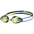 thumbnail image 1 of Arena Tracks Mirror Swimming Goggles in Blue-Blue-Green, Adjustable Size, 1 of 2