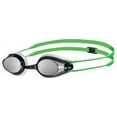 thumbnail image 1 of Arena Tracks Mirror Swimming Goggles in White-Smoke-Green, Adjustable Size, 1 of 2
