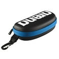 thumbnail image 1 of Arena Unisex Swim Goggle Case for Swimming Goggles Hardcover Protective Carrying Case with Clip, Black/White/Royal Blue, 1 of 2
