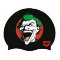 thumbnail image 1 of Arena WB Superheros Kids Silicone Swim Cap, Joker, One Size Fits All, 1 of 2