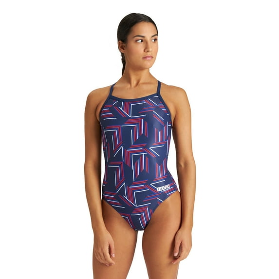 Arena Women Puzzled Light Drop Back One Piece