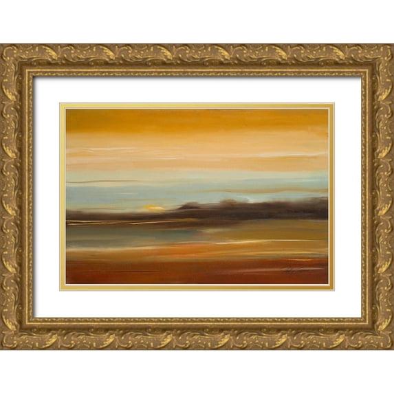 Arenas, Nelly 18x13 Gold Ornate Wood Framed with Double Matting Museum Art Print Titled - Late Afternoon I