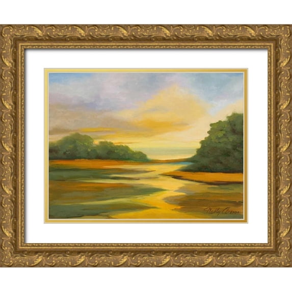Arenas, Nelly 24x19 Gold Ornate Wood Framed with Double Matting Museum Art Print Titled - Afternoon II