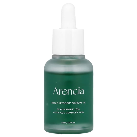 Arencia Holy Hyssop Serum 12, All Skin Types, 1.01 fl oz (30 ml)