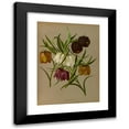thumbnail image 1 of Arentine H. Arendsen 11x14 Black Modern Framed Museum Art Print Titled - Fritillaria Meleagris. (1872-1881), 1 of 5