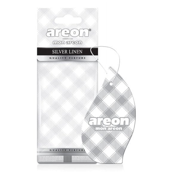 Areon Car Hanging Air Freshener, 12pk, Silver Linen
