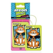Areon Mao-Mao Hanging Car and Home Air Freshener, Bubble Gum pack of 12