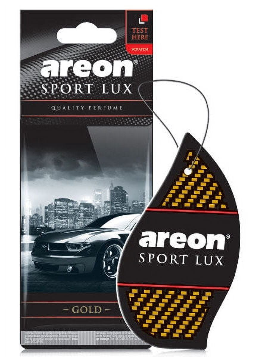 Areon Sport LUX Quality Perfume/Cologne Cardboard Car Air Freshener