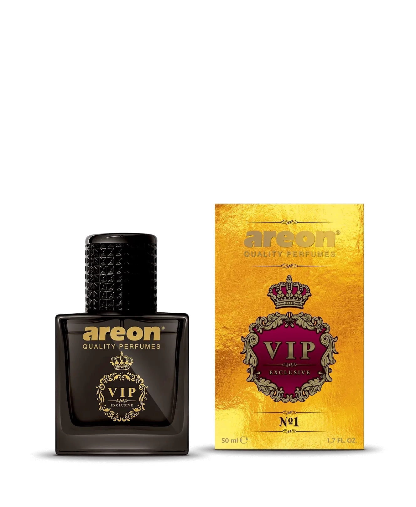 Areon VIP No.1 VIPP02, 50ml Glass Car Air Freshener – Luxury Long ...