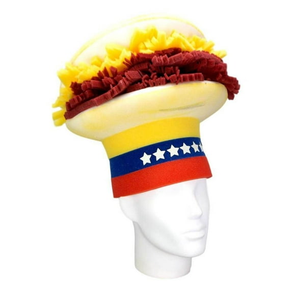 Arepa Venezuela Hat - Arepa Party Hat - Homemade Food Hat - Food Art Hat - Funny Food Gift - Venezuela Party Hat