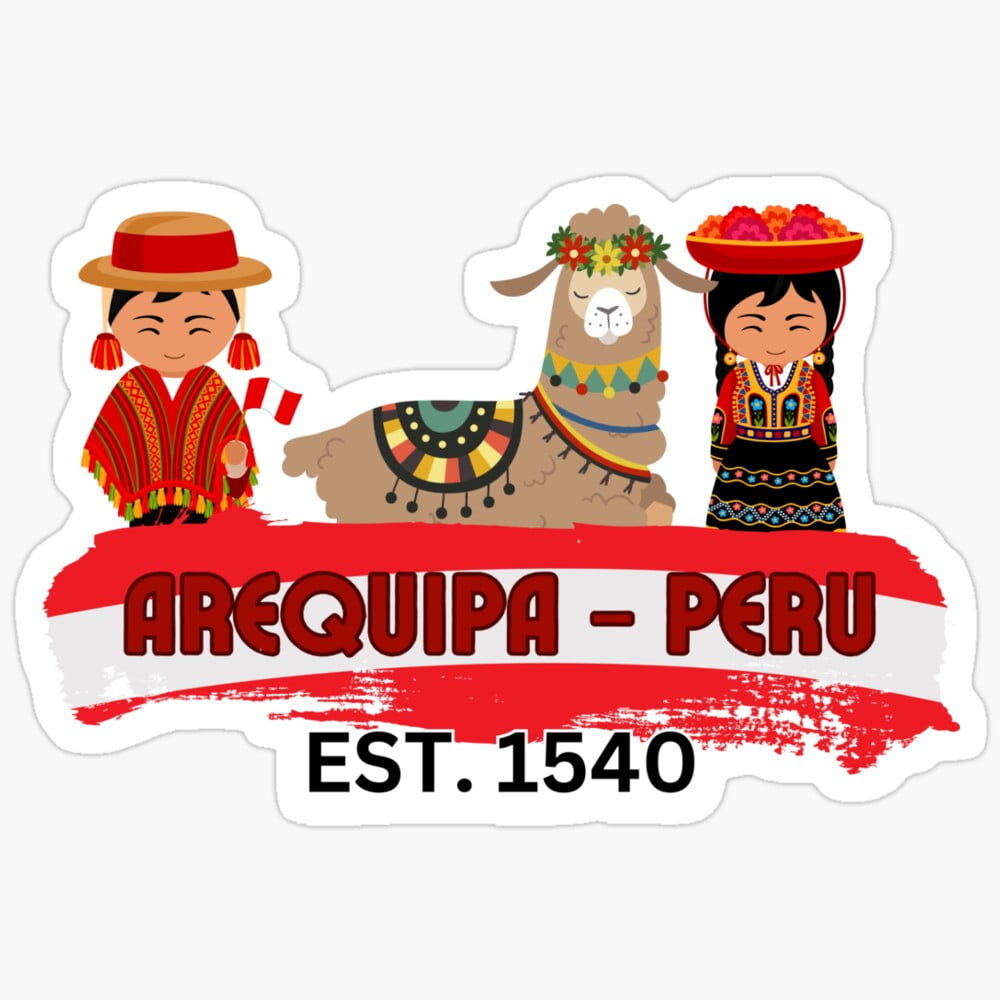 Arequipa Peru Sticker Phone Decal Water Bottle Stickers Car Decals ...