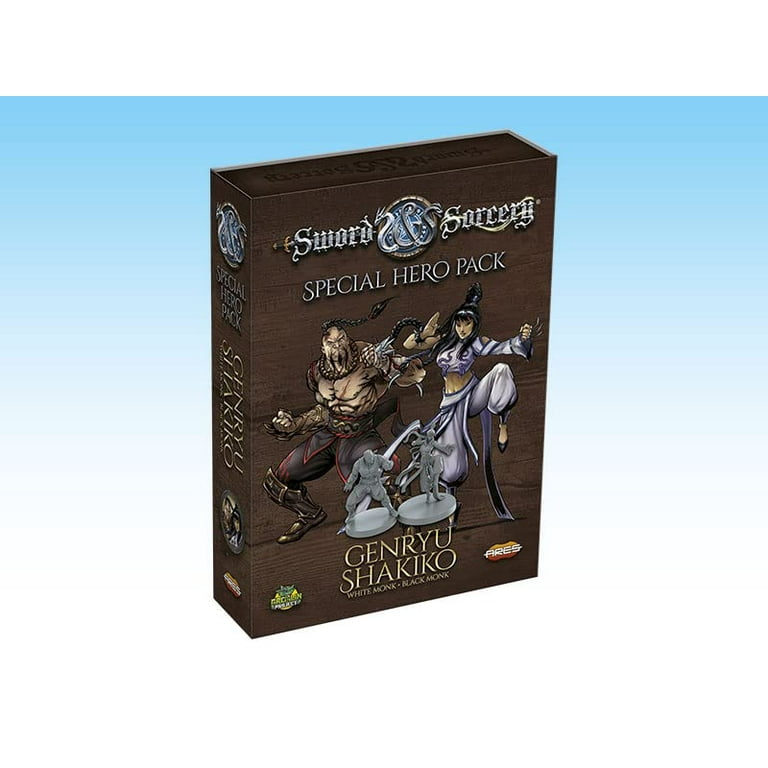 Sword & Sorcery: Genrju & Shakiko Hero Pack - White/Black Monk Sword & Sorcery: Genrju & Shakiko Hero Pack - White/Black Monk