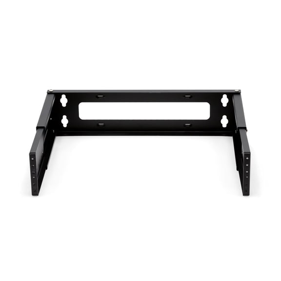 Ares Vision 19 Inch Wide 2U Heavy Duty Steel Extendable Wall Mount Bracket Rack for Network Equipment (2U)