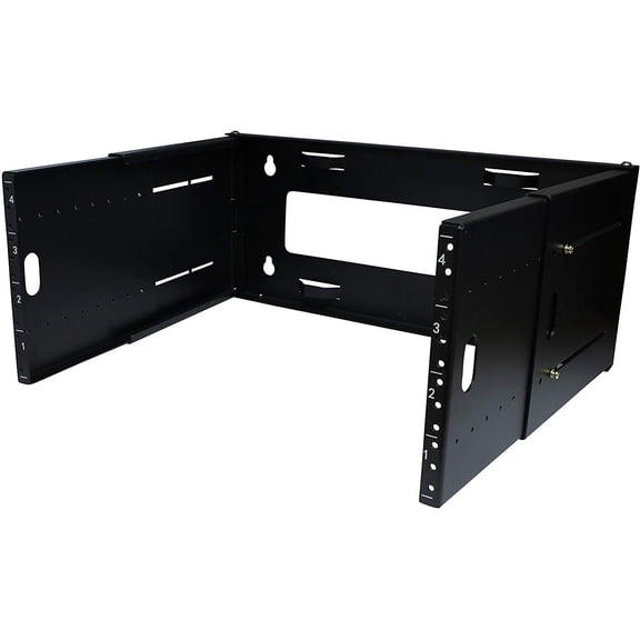 Ares Vision 19 Inch Wide 4U Heavy Duty Steel Extendable Wall Mount Bracket Rack, 4U