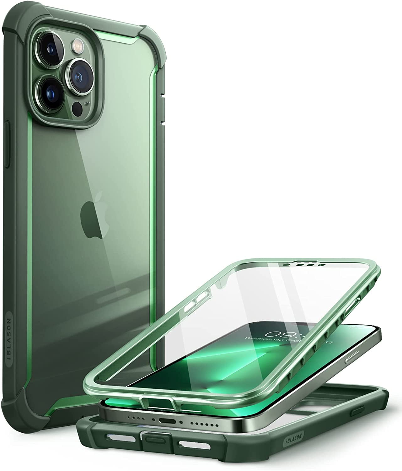 Ares for iPhone 13 Pro Max Case 6.7 inch [Builtin Screen Protector