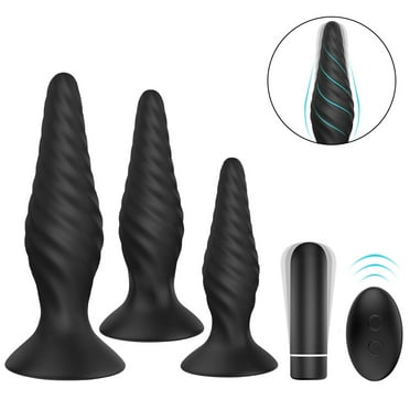 Areskey Butt Plug for Male,Anal Massager with Remote Control,Waterproof Anal Adult Toys for Men's or Women Sex Toys