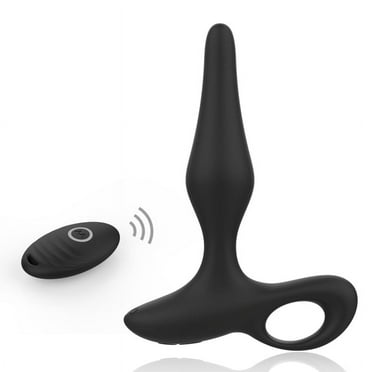 Areskey Vibrating Anal Plug Sex Toy Remote Control, Silicone Butt Plug for Man Anal Vibrator with 10 Vibration Modes Waterproof Anal Sex Toys for Men, Women