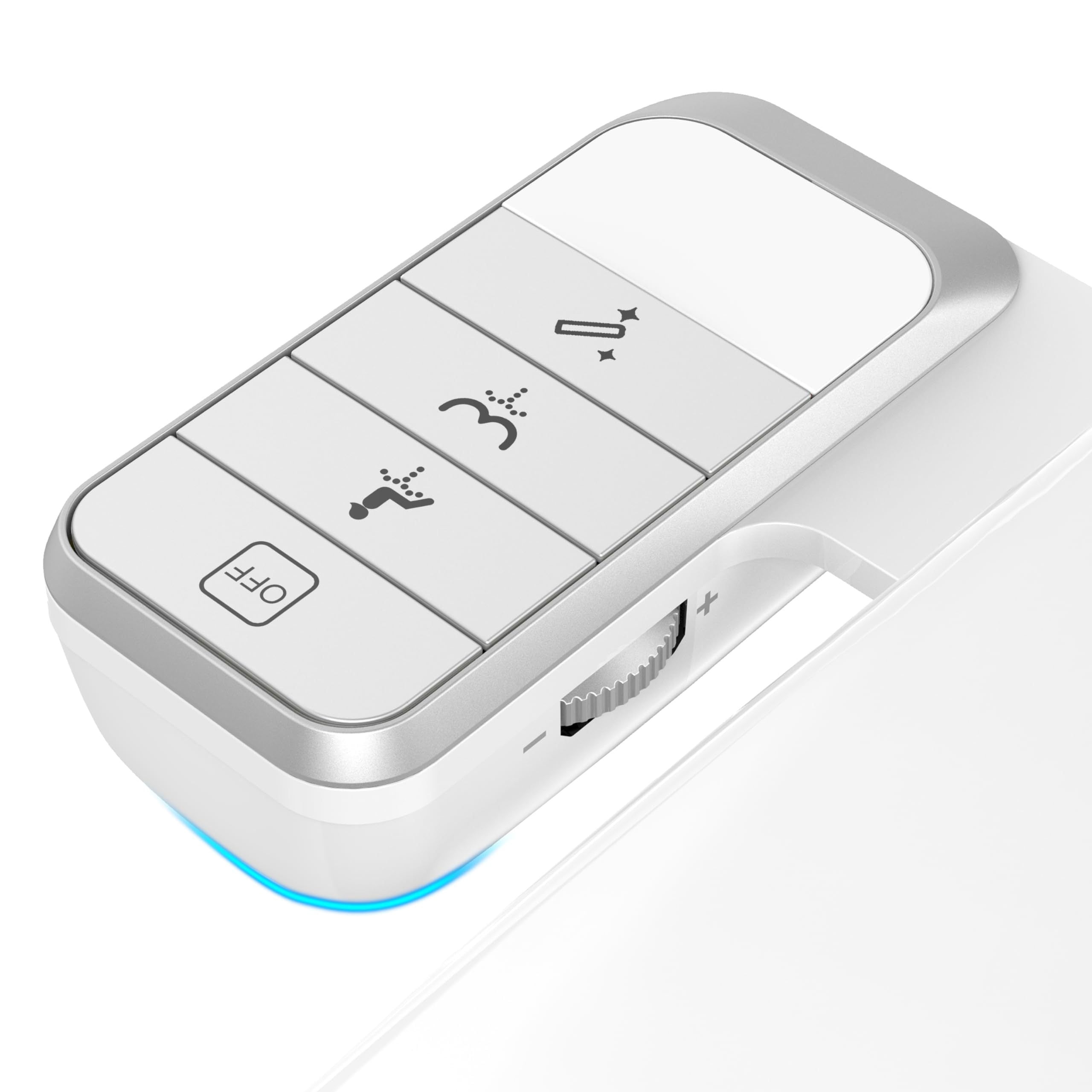 Aresmata Ultra-Slim Bidet Attachment for Toilet - Effortless Non-Electric Self-Cleaning Dual Retractable Nozzles Bidets Toilet Seat, Adjustable Water Pressure Fresh Water Sprayer Baday US Standard