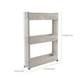 thumbnail image 1 of Arestory 3 Tier White Storage Racks and Shelving - Heavy Plastic Pantry Shelves - Storage Shelf Plastic Storage Rack Wire, Suitable for Warehouses, Closets, Kitchens, 1 of 8