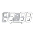 thumbnail image 1 of Arestory 3D LED Digital Wall Clock ,8.9", Large Display Table/ Desk Clock 12/24H Temperature (White Light), 1 of 8