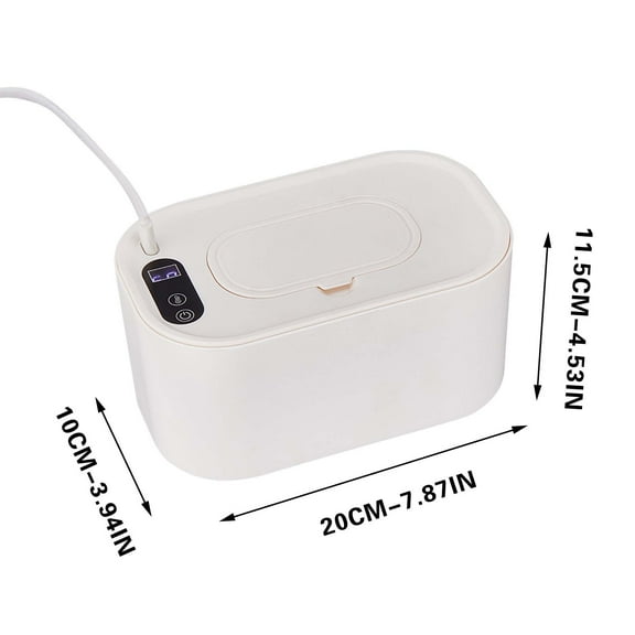 Arestory Baby Wipe Warmer and Baby Wet Wipes Dispenser, 5 Modes of Temperature Heating Control Portable Diaper Wipes Warmer for Newborn Baby, Baby Shower Gifts White