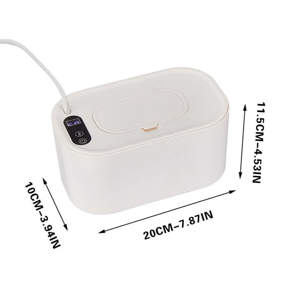 Arestory Baby Wipe Warmer and Baby Wet Wipes Dispenser, 5 Modes of Temperature Heating Control Portable Diaper Wipes Warmer for Newborn Baby, Baby Shower Gifts White