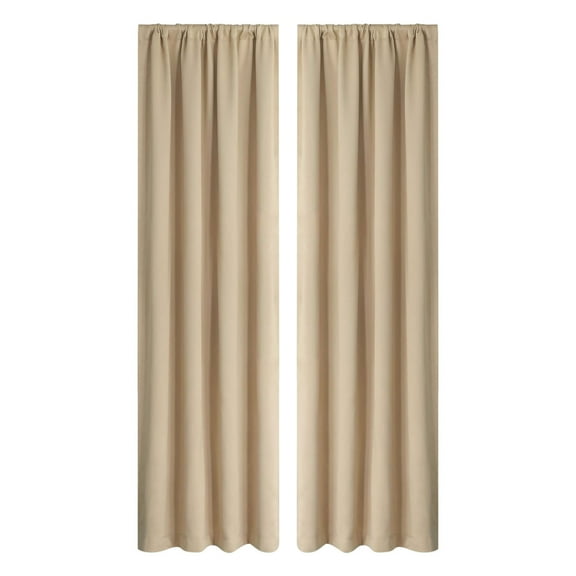 Arestory Burnt Beige Curtains Abstract Rust Curtain Room Darkening Grommet Window Treatments Modern Decorative for Bedroom Living Room, 42x84 Inches