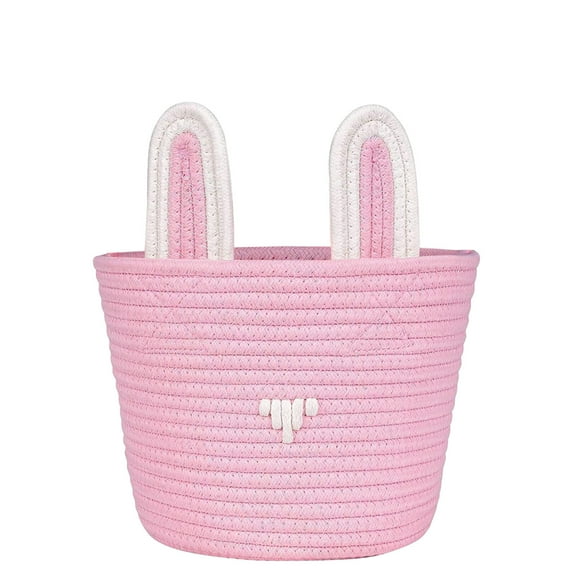 Arestory Easter Basket, Empty Easter Baskets Essentials for Kids Boys Girls with Bunny Tag Egg Basket Eater Gifts for Toddler Teens Babys First Easter Basket