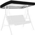 thumbnail image 1 of Arestory Heavy-Duty Swing Chair Canopy Replacement - Waterproof and Windproof Rip-Proof Top Cover for 3-Seater Garden Swing Seat(Black,84x48x9inch), 1 of 8