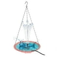 thumbnail image 1 of Arestory Hummingbird Bath Fountain,2025 Outdoor Garden Hanging Hummingbird Feeders Bir，Hummingbird Fountain Bird Bath Solar ﻿ (Pink), 1 of 7