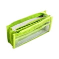 thumbnail image 1 of Arestory Large Grid Mesh Pencil Case Compartment Pen Bag Clear Handheld Multifunction Pencil Pouch Transparent Makeup Bag for Teen Student College Business Travel Office Adult - Green, 1 of 8