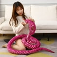 thumbnail image 1 of Arestory Large Snake Cuddly Toy Stuffed Toy Cuddly Snake Toy Ideal For Cuddling Sleep Aid 80cm, 1 of 8