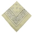 thumbnail image 1 of Arestory Paisley Bandanas Cowboy Bandana Handkerchiefs Paisley Print Head Wrap Scarf, Assorted Beige, 1 of 8
