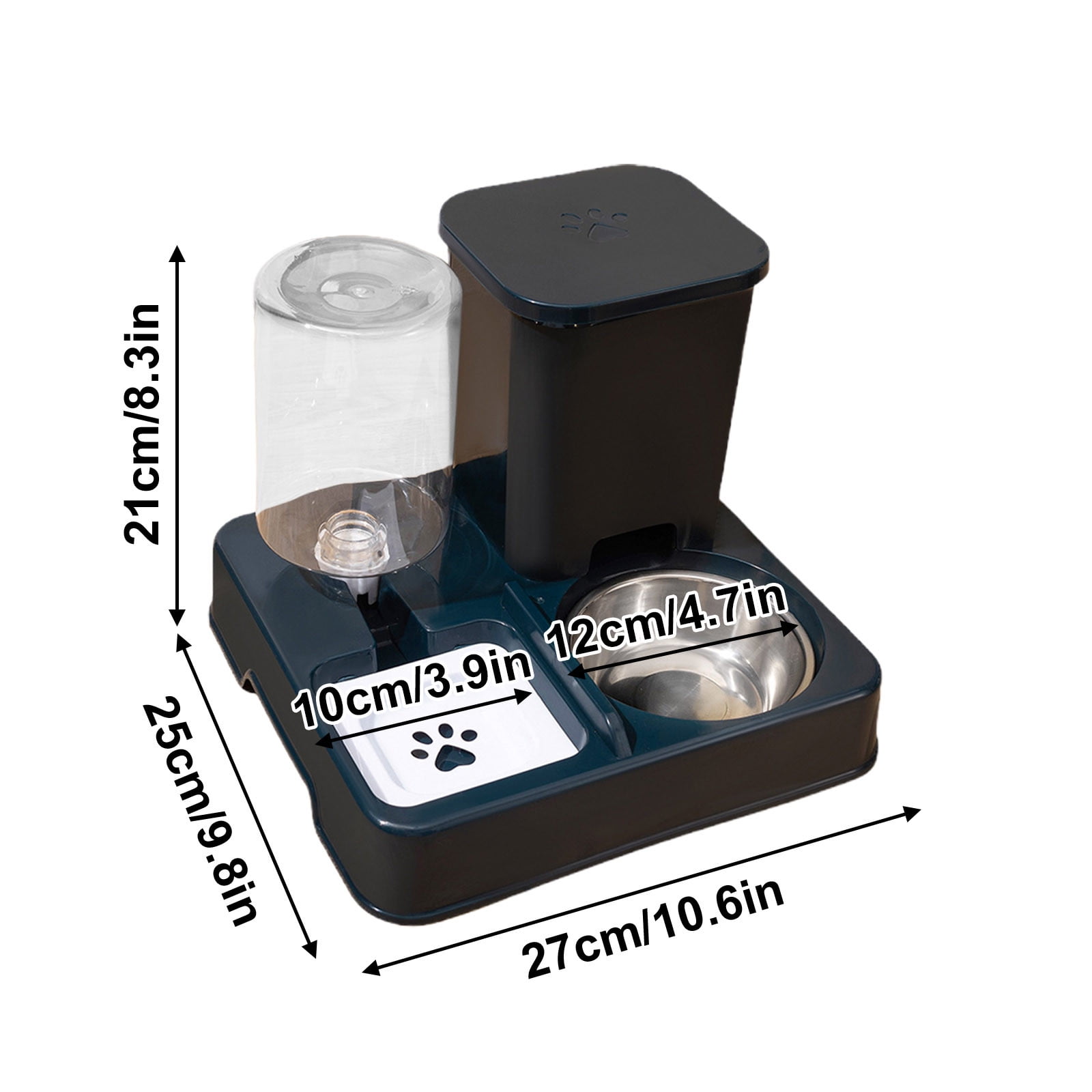Arestory Pet Water Dispenser With Large Capacity Dry Wet Separation Automatic Water Feeder Integrated Water And Food Feeder Dog Water Dispenser