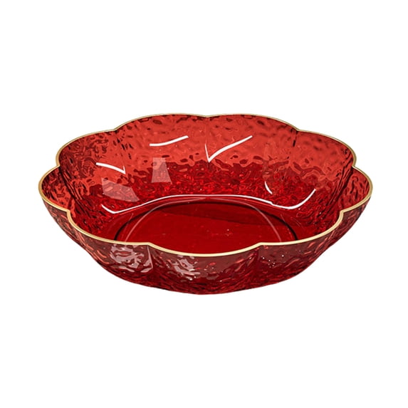 Arestory Plastic Design Bowl Set - Decorative Centerpiece for Kitchen & Home Decor, Great for Dining, Living Room, Serving, Salad, Pasta, Candy, Fruit
