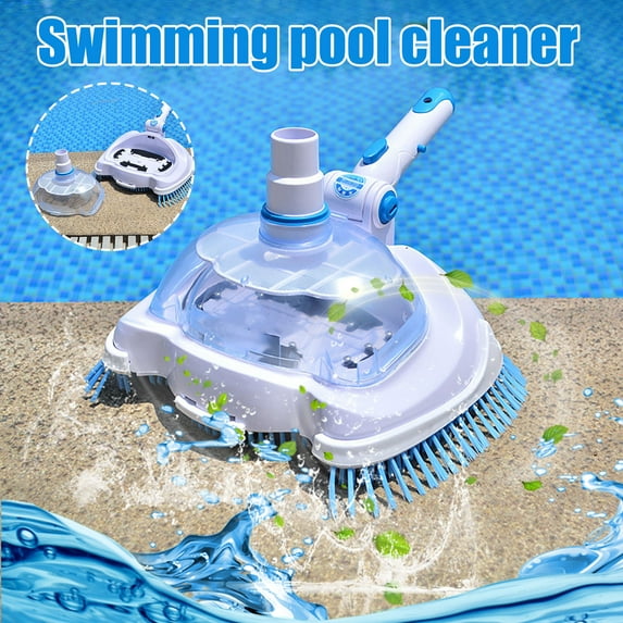Arestory Pool Vacuum Head Tools Manual Vacuum Suction Pool Head for Cleaning Swimming Dirt Suction Device, Maintenance Transparent, Cleaning Tools