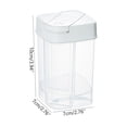 thumbnail image 1 of Arestory Spice Shaker Jars, Plastic Seasoning Shaker Box Condiment Set for Travel, Seasoning Storage Containers,White, 1 of 8