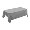 thumbnail image 1 of Arestory Tablecloths Disposable Plastic Table Covers Cloths BBQ Picnic Birthday Wedding Parties Tablecloth Oil-Proof Waterproof Table Cloth Light Weight Thin Grey Cover 54 x 72 in, 1 of 8