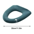 thumbnail image 1 of Arestory Thicker Bathroom Toilet Seat Cover Pads- Soft Warmer Toilet Seat Cushion Cover Stretchable Washable Fiber Cloth, Easy Installation Comfortable Toilet Lid Seat Cover(Knitted Style), 1 of 7