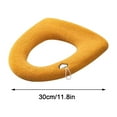 thumbnail image 1 of Arestory Thicker Bathroom Toilet Seat Cover Pads- Soft Warmer Toilet Seat Cushion Cover Stretchable Washable Fiber Cloth, Easy Installation Comfortable Toilet Lid Seat Cover(Knitted Style), 1 of 7