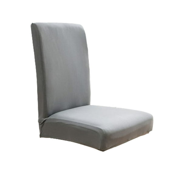 Arestory Velvet Stretch Chair Covers for Dining Room Set of 1, Soft Fit Removable Washable Kitchen Chair Slipcover Protector (Grey)
