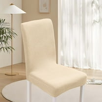 Arestory Velvet Stretch Chair Covers for Dining Room Set of 1, Soft Fit Removable Washable Kitchen Chair Slipcover Protector