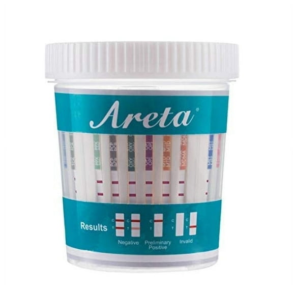 (10 Pack) Areta 14 Panel Instant  Urine Drug Test Cup ACDOA-1144